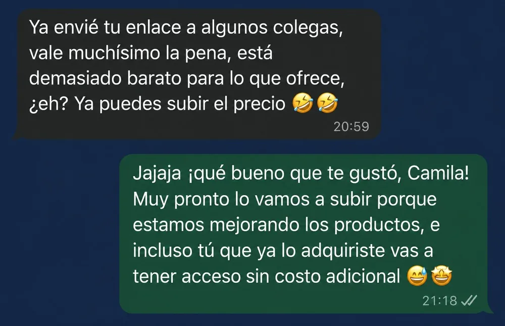 Depoimento real via WhatsApp 3